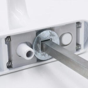 Mila Pro Secure TS007 2* Lever Lever UPVC Multipoint Door Handles - 92mm PZ Sprung 122mm Screw Centres - Image 5