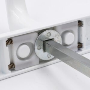 Mila Pro Secure TS007 2* Lever Lever UPVC Multipoint Door Handles - 92mm PZ Sprung 212mm Screw Centres - Image 6