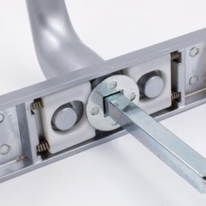 Mila ProSecure TS007 2* Lever Moveable Pad UPVC Multipoint Door Handles - 92/62mm PZ Sprung 212mm Screw Centres - Image 3
