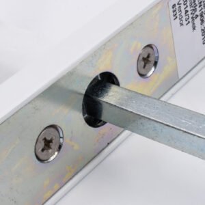 Mila ProSecure TS007 2* Lever Moveable Pad UPVC Multipoint Door Handles - 92/62mm PZ Sprung 212mm Screw Centres - Image 6