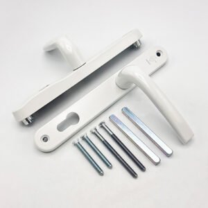 Mila ProSecure TS007 2* Lever Moveable Pad UPVC Multipoint Door Handles - 92/62mm PZ Sprung 212mm Screw Centres - Image 5