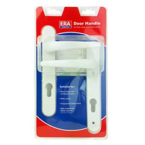 ERA Classic Lever Lever UPVC Multipoint Door Handles - 92mm PZ Sprung 122mm Screw Centres - Image 6