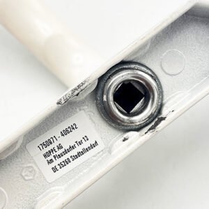 Hoppe Asgard Lever Moveable Pad UPVC Multipoint Door Handles - 92mm/70mm PZ Unsprung 205mm Screw Centres - Image 4