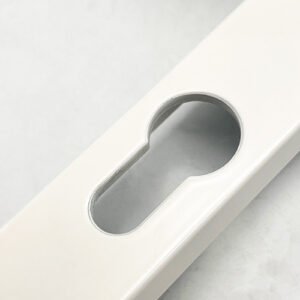 Hoppe Asgard Lever Moveable Pad UPVC Multipoint Door Handles - 92mm/70mm PZ Unsprung 205mm Screw Centres - Image 5