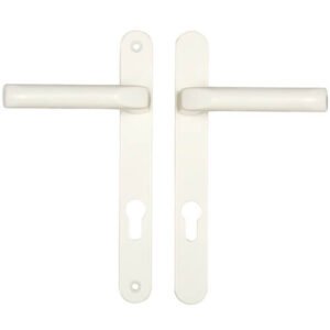 Hoppe Tokyo Lever Lever UPVC Multipoint Door Handles - 92mm PZ Unsprung 203mm Screw Centres - Image 3