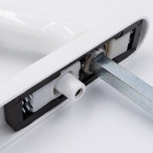 Fab & Fix Windsor Lever Moveable Pad UPVC Multipoint Door Handles - 92mm PZ Sprung 122mm Screw Centres - Image 7