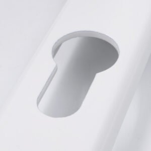 Fab & Fix Windsor Lever Moveable Pad UPVC Multipoint Door Handles - 92mm PZ Sprung 122mm Screw Centres - Image 8