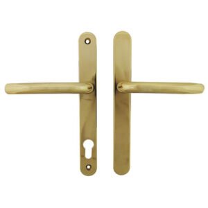 Fab & Fix Balmoral Blank Lever Lever UPVC Multipoint Door Handles - 92mm PZ Sprung 212mm Screw Centres - Image 3