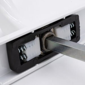 Fab & Fix Balmoral Blank Lever Lever UPVC Multipoint Door Handles - 92mm PZ Sprung 212mm Screw Centres - Image 7