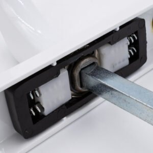 Fab & Fix Balmoral Lever Moveable Pad UPVC Multipoint Door Handles - with Snib 92mm/62mm Sprung 212mm Screw Centres - Image 7