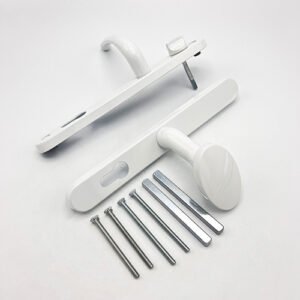 Fab & Fix Balmoral Lever Moveable Pad UPVC Multipoint Door Handles - with Snib 92mm/62mm Sprung 212mm Screw Centres - Image 6