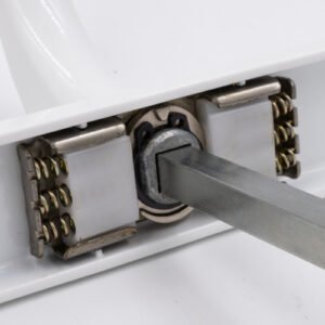 Fab & Fix Universal Lever Lever UPVC Multipoint Door Handles - 92mm PZ Sprung 265mm Screw Centres - Image 6