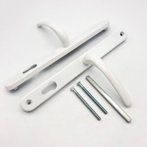 Fab & Fix Universal Lever Lever UPVC Multipoint Door Handles - 92mm PZ Sprung 265mm Screw Centres - Image 5