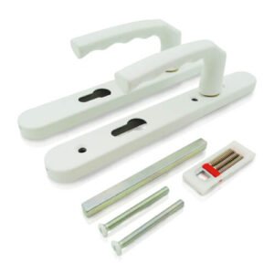 Hoppe Birmingham Lever Lever UPVC Multipoint Door Handles - 92mm PZ Sprung 122mm Screw Centres - Image 3