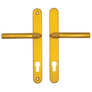 Hoppe Birmingham Sprung Lever Lever UPVC Multipoint Door Handles - 92mm PZ 215mm Screw Centres - Image 3