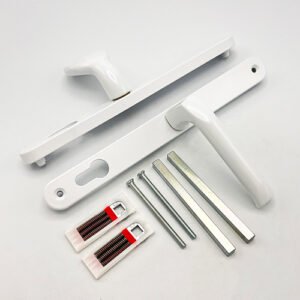 Hoppe London Lever Moveable Pad UPVC Multipoint Door Handles - 92mm/62mm PZ Sprung 240mm Screw Centres - Image 6