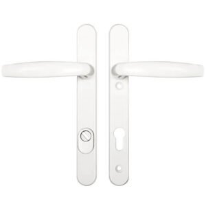 Hoppe Atlanta PAS24 Lever Lever UPVC Multipoint Door Handles - 92mm PZ Unsprung 122mm Screw Centres - Image 3