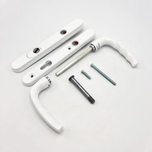 Hoppe Atlanta PAS24 Lever Lever UPVC Multipoint Door Handles - 92mm PZ Unsprung 122mm Screw Centres - Image 5