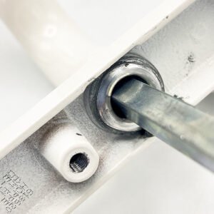 Hoppe London Lever Lever UPVC Multipoint Door Handles - 92mm PZ Unsprung 122mm Screw Centres - Image 6