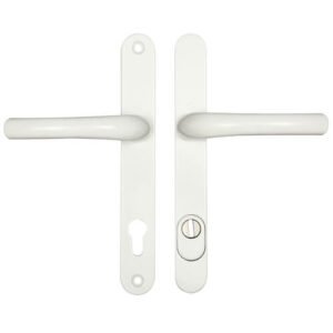 Hoppe Tokyo PAS24 Lever Lever UPVC Multipoint Door Handles - 92mm PZ Sprung 215mm Screw Centres - Image 3