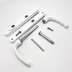 Hoppe Tokyo PAS24 Lever Lever UPVC Multipoint Door Handles - 92mm PZ Sprung 215mm Screw Centres - Image 5