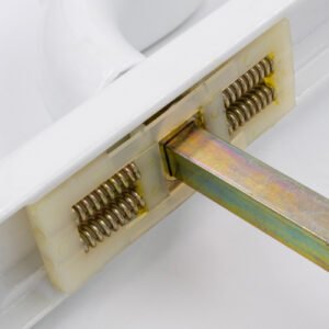 Millenco Lever Moveable Pad UPVC Multipoint Door Handles - 117mm/86mm PZ Sprung 237mm Screw Centres - Image 4