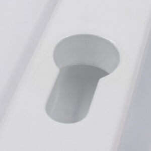 Millenco Lever Moveable Pad UPVC Multipoint Door Handles - 117mm/86mm PZ Sprung 237mm Screw Centres - Image 5