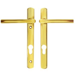 Straight Lever Lever UPVC Multipoint Door Handles - 92mm PZ Sprung 122mm Screw Centres - Image 3