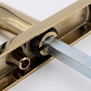 Straight Lever Lever UPVC Multipoint Door Handles - 92mm PZ Sprung 122mm Screw Centres - Image 5