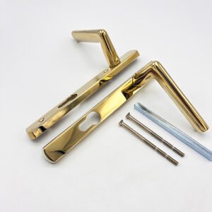 Straight Lever Lever UPVC Multipoint Door Handles - 92mm PZ Sprung 122mm Screw Centres - Image 4