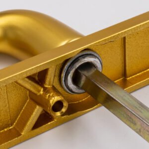 Winkhaus Palladio Lever Fixed Pad UPVC Multipoint Door Handles - 92mm PZ Unsprung 215mm Screw Centres - Image 3