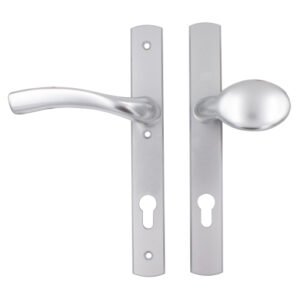 Winkhaus Palladio Lever Fixed Pad UPVC Multipoint Door Handles - 92mm PZ Unsprung 215mm Screw Centres - Image 4