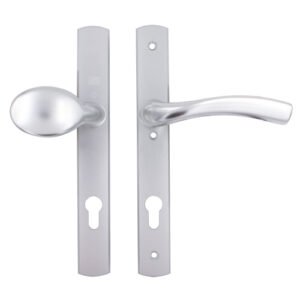 Winkhaus Palladio Lever Fixed Pad UPVC Multipoint Door Handles - 92mm PZ Unsprung 215mm Screw Centres - Image 8