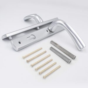 Winkhaus Palladio Lever Fixed Pad UPVC Multipoint Door Handles - 92mm PZ Unsprung 215mm Screw Centres - Image 9