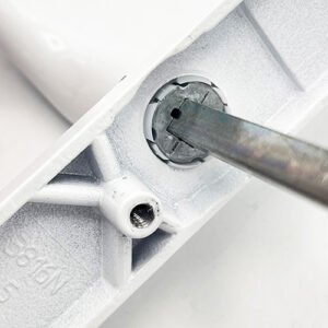 Winkhaus Palladio Lever Lever UPVC Multipoint Door Handles - 92mm PZ Unsprung 215mm Screw Centres - Image 6