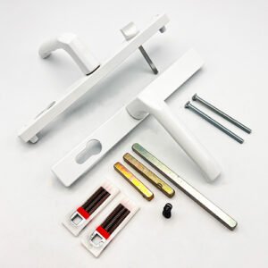 Hoppe Fullex Lever Lever UPVC Multipoint Door Handles - With Snib 68mm PZ Sprung 215mm Screw Centres - Image 5