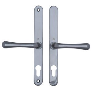 Hoppe/Fullex Lever Lever UPVC Multipoint Door Handles - 68mm PZ Sprung 215mm Screw Centres - Image 4
