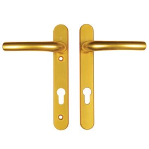 Hoppe Tokyo Lever Lever UPVC Multipoint Door Handles - 92mm PZ Unsprung 122mm Screw Centres - Image 1