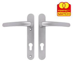 TSS Lever Lever UPVC Multipoint Door Handles - 92mm PZ Sprung 122mm Screw Centres - Image 4