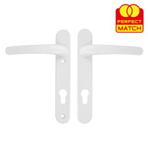 TSS Lever Lever UPVC Multipoint Door Handles - 92mm PZ Sprung 122mm Screw Centres - Image 5