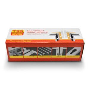 TSS Lever Lever UPVC Multipoint Door Handles - 92mm PZ Sprung 122mm Screw Centres - Image 8