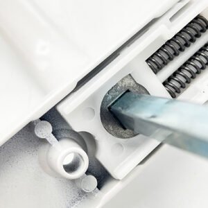 TSS Lever Moveable Pad UPVC Multipoint Door Handles - 92mm PZ Sprung 122mm Screw Centres - Long Backplate - Image 8