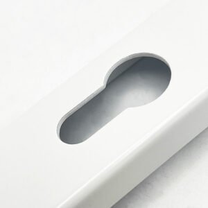 TSS Lever Moveable Pad UPVC Multipoint Door Handles - 92mm PZ Sprung 122mm Screw Centres - Long Backplate - Image 9