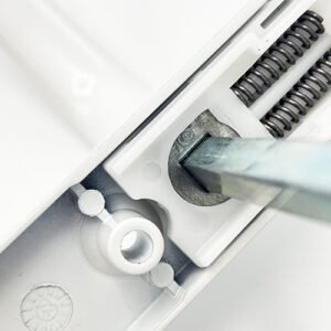 TSS Lever Moveable Pad UPVC Multipoint Door Handles - 92mm PZ Sprung 122mm Screw Centres - Image 8