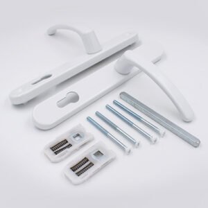 TSS Lever Lever UPVC Multipoint Door Handles - 92mm PZ Sprung 210mm Screw Centres - Image 7