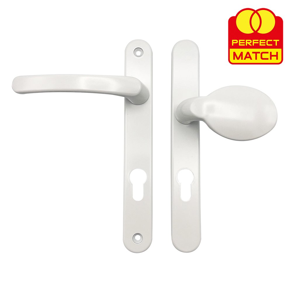 Pvc Offset Handle TSS Lever Moveable Pad Offset UPVC Multipoint Door Handles - 92/70mm PZ ...
