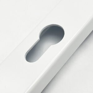 TSS Lever Moveable Pad Offset UPVC Multipoint Door Handles - 92/70mm PZ - Sprung - 203mm Screw Centres - Image 5