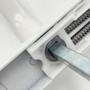 TSS Lever Lever UPVC Multipoint Door Handles - 92mm PZ Sprung 240mm Screw Centres - 270mm Long Backplate - Image 8