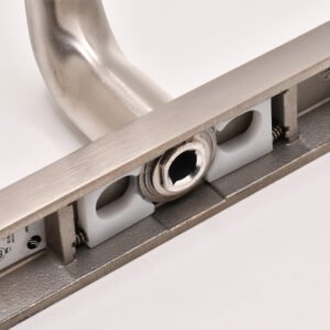 TSS TS007 2 Star Grade 304 Stainless Steel Lever Lever UPVC Multipoint Door Handles - 92mm PZ Sprung 210mm Screw Centres - Image 10