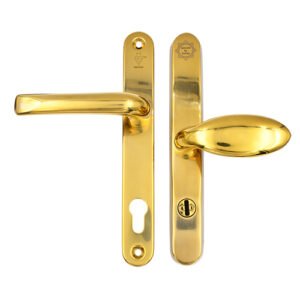 TSS TS007 2 Star Grade 304 Stainless Steel Lever Moveable Pad (Offset) UPVC Multipoint Door Handles - 92/62mm PZ Sprung 210mm Screw Centres - Image 9